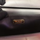 Prada Cahier Bag Grey For Women, Women's Bags 7.9in/20cm