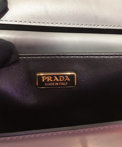 Prada Cahier Bag Grey For Women, Women's Bags 7.9in/20cm