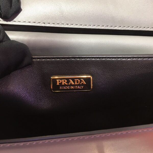 Prada Cahier Bag Grey For Women, Women's Bags 7.9in/20cm