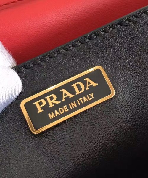 Prada Cahier Bag Red For Women, Women's Bags 7.9in/20cm