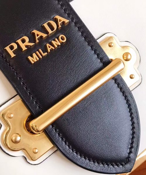 Prada Cahier Bag White For Women, Women's Bags 7.9in/20cm
