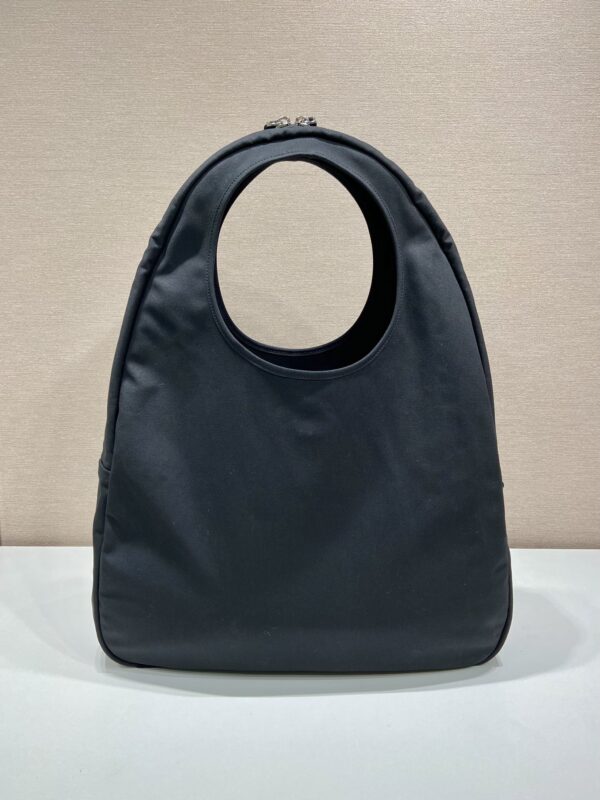 Prada Canvas Hobo Bag Black For Women, Women's Bags 25.6in/65cm 2VY005_010_F0002_V_OLO