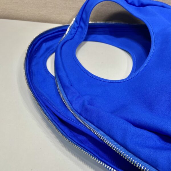 Prada Canvas Hobo Bag Blue For Women, Women's Bags 25.6in/65cm 2VY005_010_F0215_V_OLO