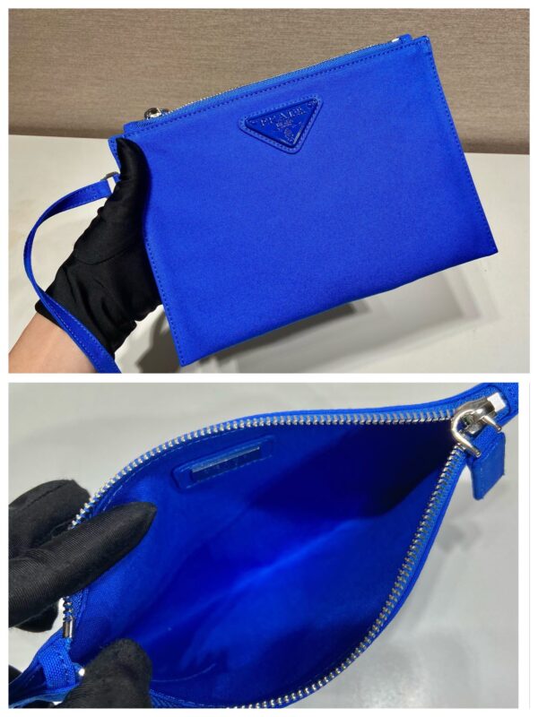 Prada Canvas Hobo Bag Blue For Women, Women's Bags 25.6in/65cm 2VY005_010_F0215_V_OLO
