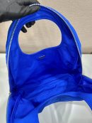 Prada Canvas Hobo Bag Blue For Women, Women's Bags 25.6in/65cm 2VY005_010_F0215_V_OLO