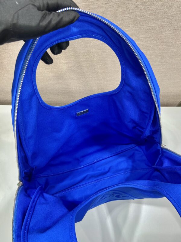 Prada Canvas Hobo Bag Blue For Women, Women's Bags 25.6in/65cm 2VY005_010_F0215_V_OLO