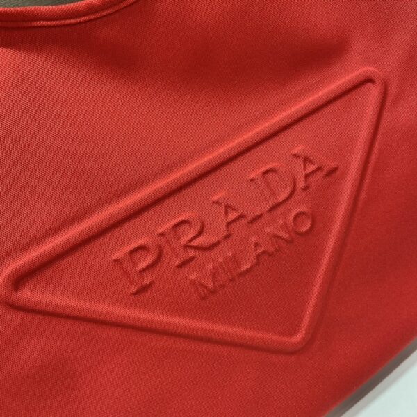 Prada Canvas Hobo Bag Red For Women, Women's Bags 25.6in/65cm