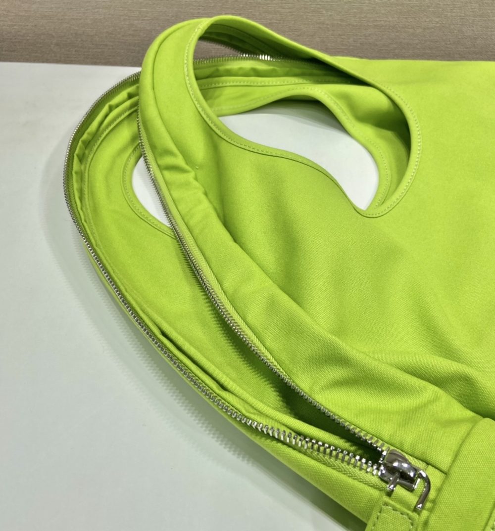 Prada Canvas Hobo Bag Yellow For Women, Women's Bags 25.6in/65cm