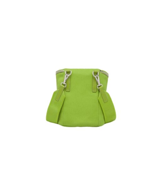 Prada Canvas Shoulder Bag Green For Women  2VH147_010_F0613_V_OOO