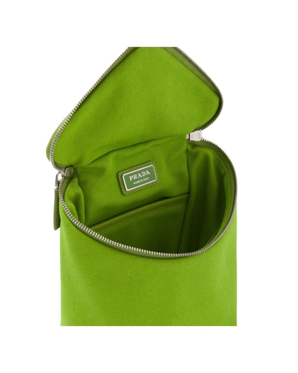 Prada Canvas Shoulder Bag Green For Women 2VH147_010_F0613_V_OOO