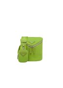 Prada Canvas Shoulder Bag Green For Women  2VH147_010_F0613_V_OOO