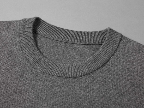 Prada Cashmere Crewneck Sweater Grey For Men