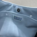 Prada Cleo Brushed Shoulder Bag Blue For Women, Women's Bags 9in/23cm