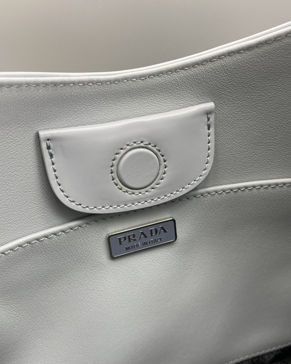 Prada Cleo Brushed Shoulder Bag Jade Green For Women, Women's Bags 11.8in/30cm