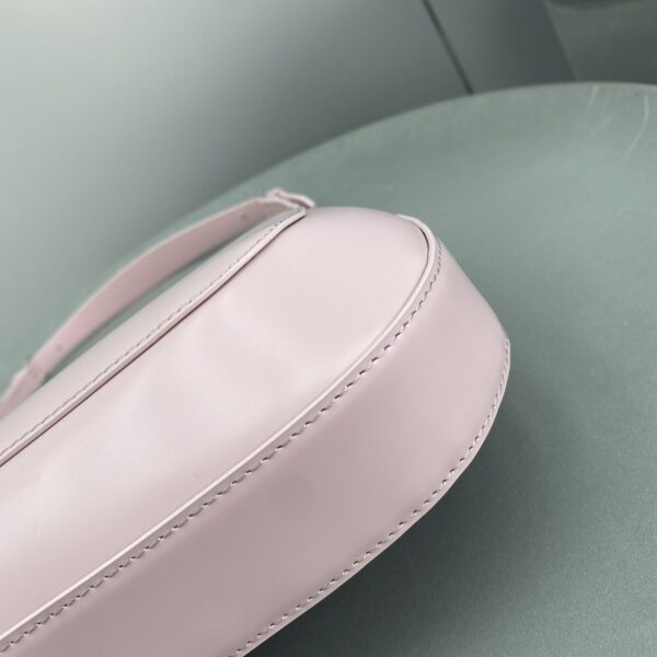 Prada Cleo Brushed Shoulder Bag Pink For Women, Women's Bags 11.8in/30cm