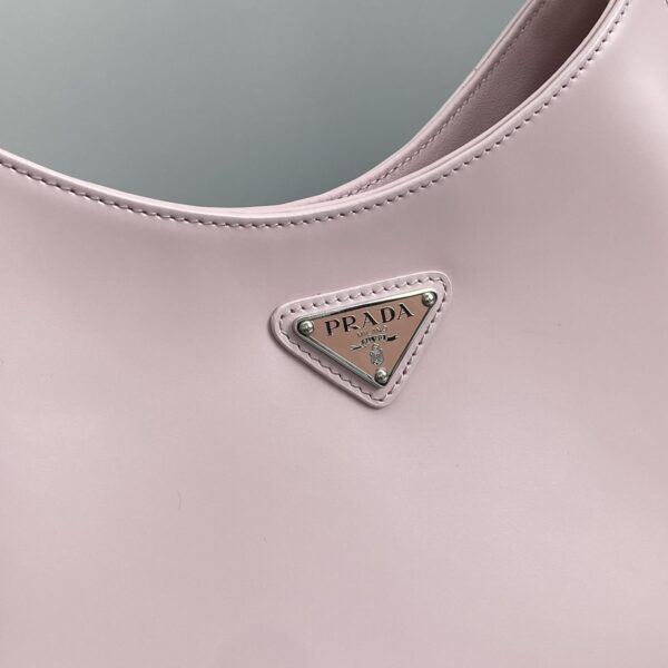 Prada Cleo Brushed Shoulder Bag Pink For Women, Women's Bags 11.8in/30cm