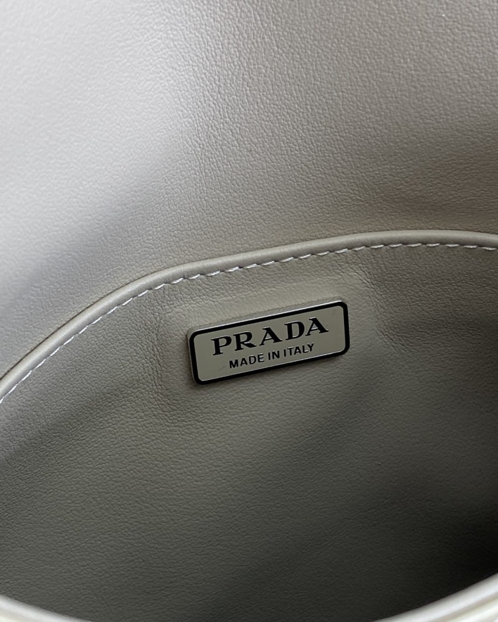 Prada Cleo Brushed Shoulder Bag With Flap Beige For Women, Women's Bags 9in/23cm