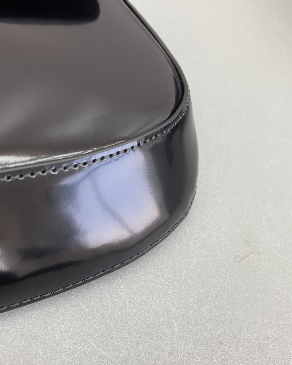 Prada Cleo Brushed Shoulder Bag With Flap Black For Women, Women's Bags 8.6in/22cm 1BD311_ZO6_F0002_V_OOO