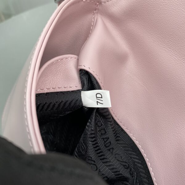Prada Cleo Brushed Shoulder Bag With Flap Pink For Women, Women's Bags 9in/23cm