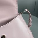 Prada Cleo Brushed Shoulder Bag With Flap Pink For Women, Women's Bags 9in/23cm