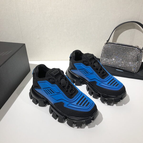 Prada Cloudbust Thunder Sneakers Black And Blue For Women PRD