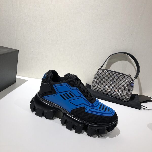 Prada Cloudbust Thunder Sneakers Black And Blue For Women PRD