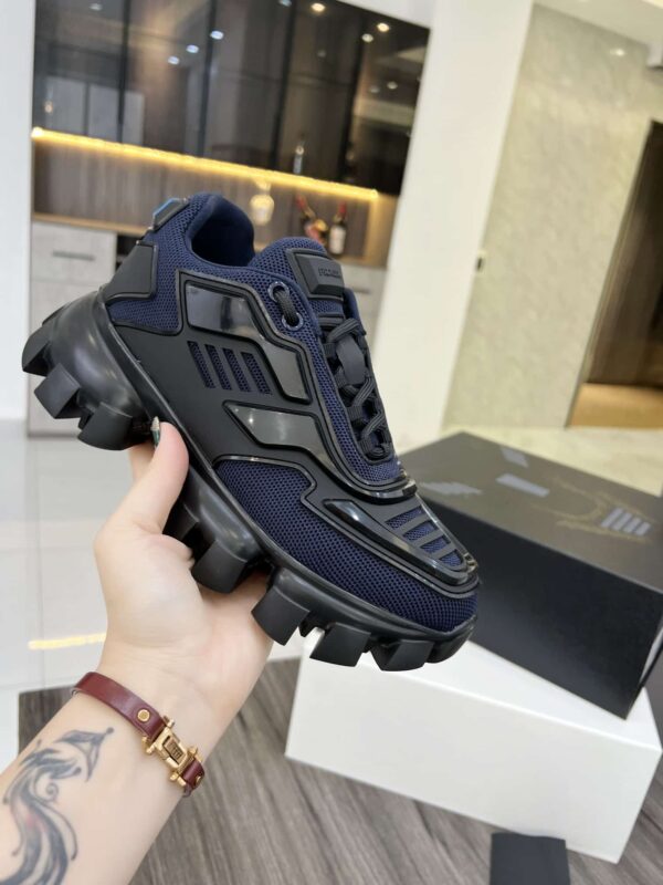 Prada Cloudbust Thunder Sneakers Black And Blue For Women PRD 