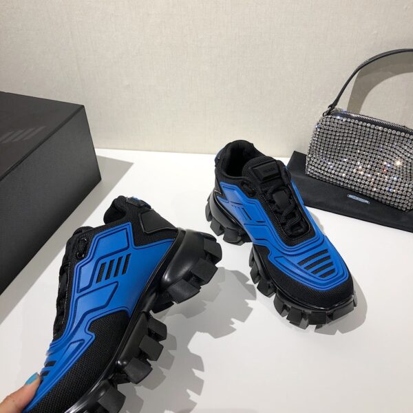 Prada Cloudbust Thunder Sneakers Black And Blue For Women PRD