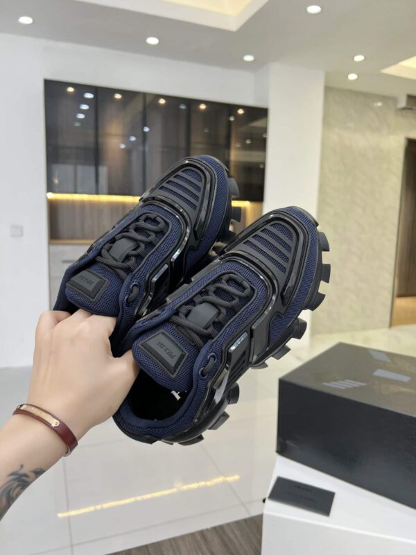 Prada Cloudbust Thunder Sneakers Black And Blue For Women PRD 