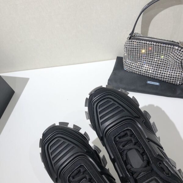 Prada Cloudbust Thunder Sneakers Black For Women 2.4in/60mm PRD 2EG293_3KZU_F0002