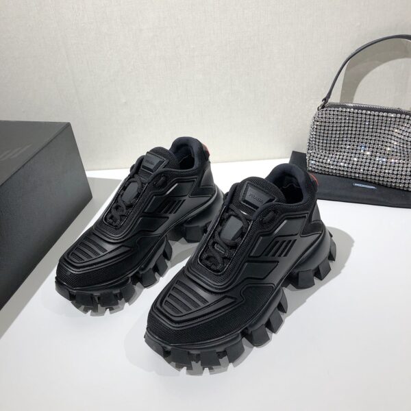 Prada Cloudbust Thunder Sneakers Black For Women 2.4in/60mm PRD 2EG293_3KZU_F0002