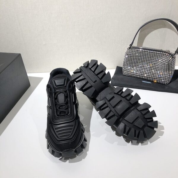 Prada Cloudbust Thunder Sneakers Black For Women 2.4in/60mm PRD 2EG293_3KZU_F0002