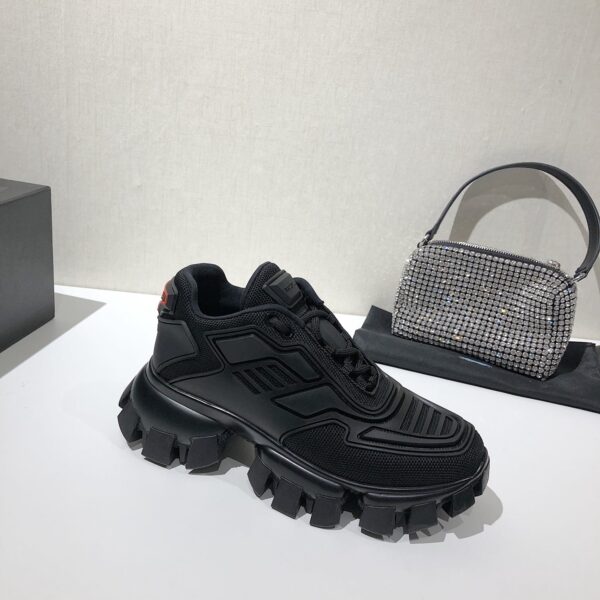 Prada Cloudbust Thunder Sneakers Black For Women 2.4in/60mm PRD 2EG293_3KZU_F0002