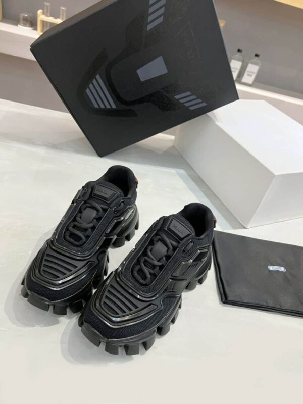 Prada Cloudbust Thunder Sneakers Black For Women PRD 1E819L_3KR2_F0002_F_050