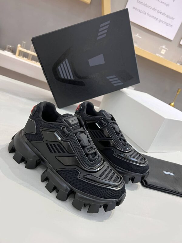 Prada Cloudbust Thunder Sneakers Black For Women PRD 1E819L_3KR2_F0002_F_050