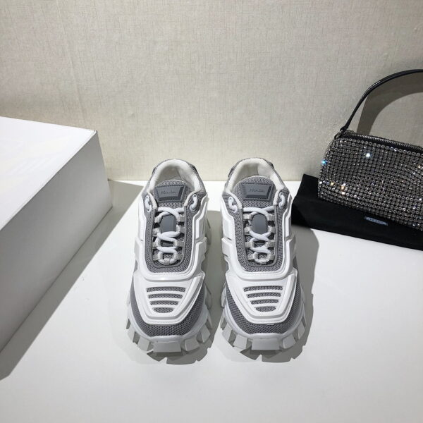 Prada Cloudbust Thunder Sneakers Grey And White For Women PRD