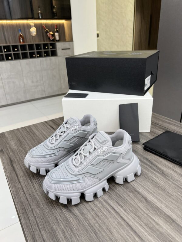 Prada Cloudbust Thunder Sneakers Silver For Women PRD 1E819L_3KR2_F0118_F_050