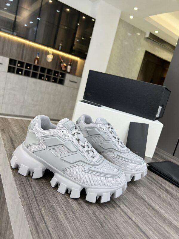Prada Cloudbust Thunder Sneakers Silver For Women PRD 1E819L_3KR2_F0118_F_050