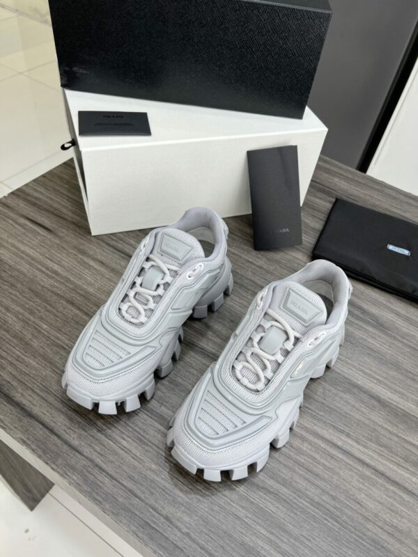 Prada Cloudbust Thunder Sneakers Silver For Women PRD 1E819L_3KR2_F0118_F_050
