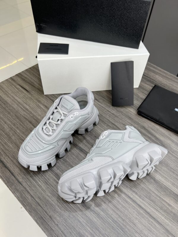 Prada Cloudbust Thunder Sneakers Silver For Women PRD 1E819L_3KR2_F0118_F_050