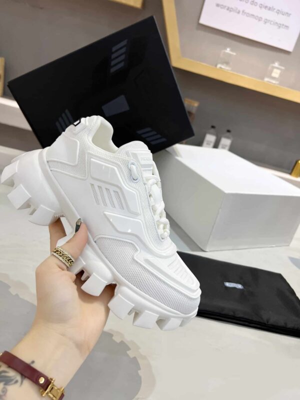 Prada Cloudbust Thunder Sneakers White For Women PRD  1E819L_3KR2_F0009_F_050