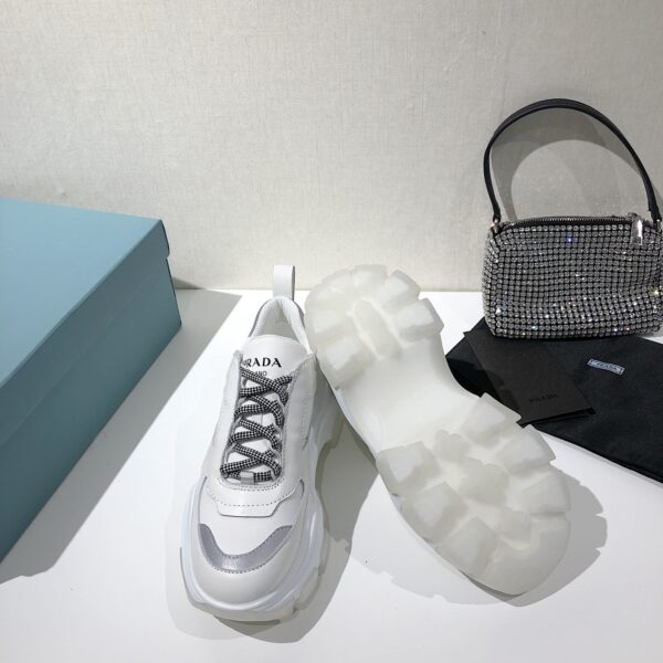 Prada Cloudbust Thunder Sneakers White For Women PRD