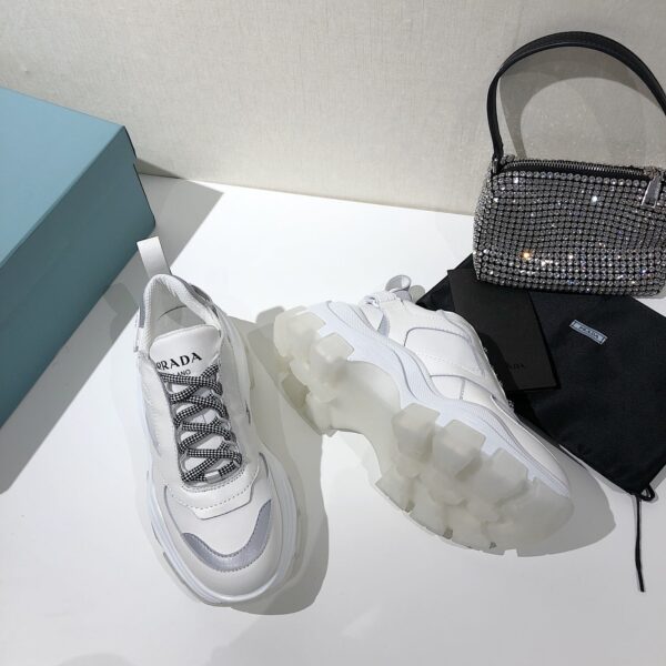 Prada Cloudbust Thunder Sneakers White For Women PRD