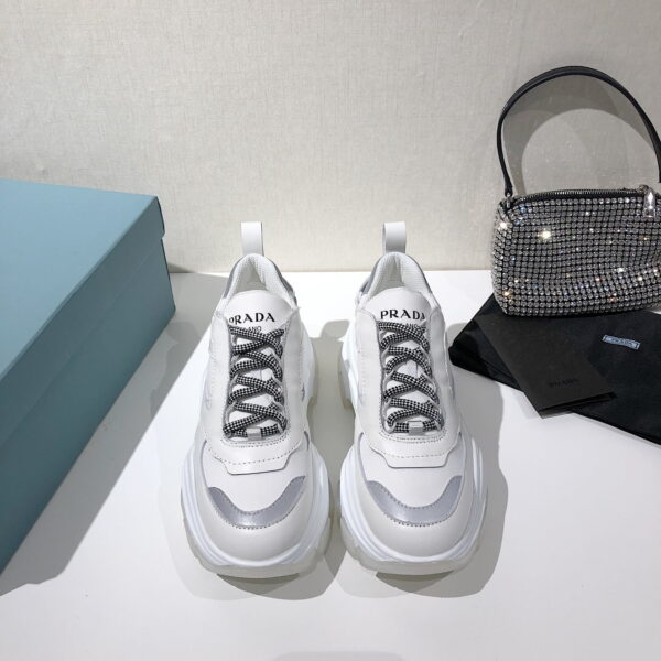 Prada Cloudbust Thunder Sneakers White For Women PRD