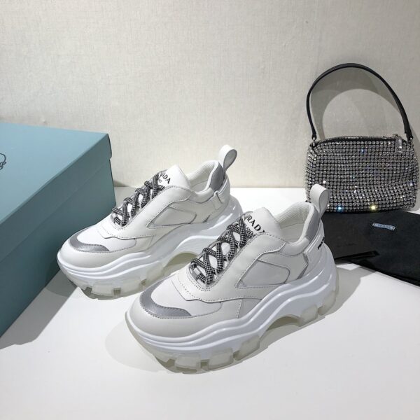 Prada Cloudbust Thunder Sneakers White For Women PRD