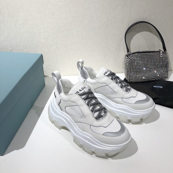 Prada Cloudbust Thunder Sneakers White For Women PRD