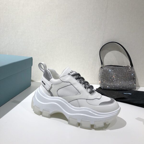 Prada Cloudbust Thunder Sneakers White For Women PRD