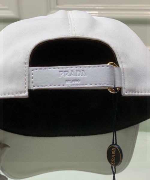 Prada Denim Baseball Cap White Prada Cap
