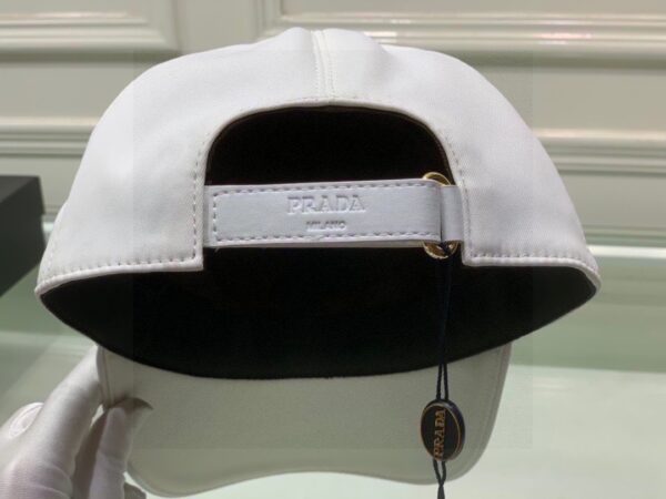 Prada Denim Baseball Cap White Prada Cap