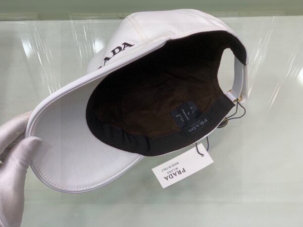 Prada Denim Baseball Cap White Prada Cap